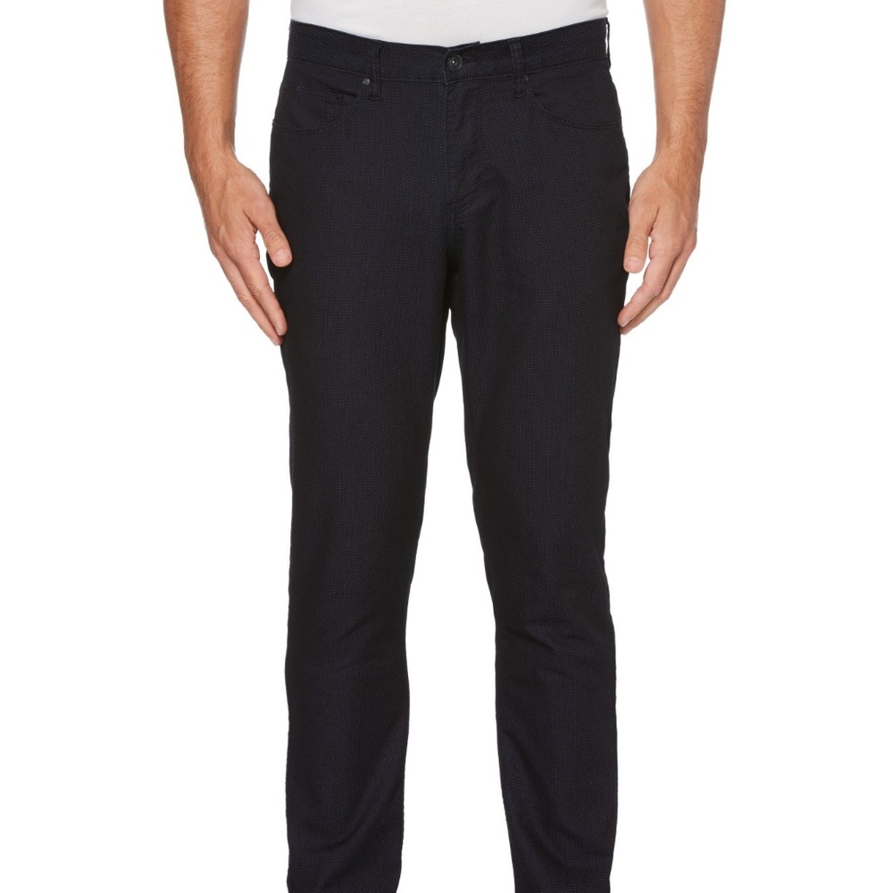 Perry Ellis Dark Blue Cotten/Linen jeans size 38